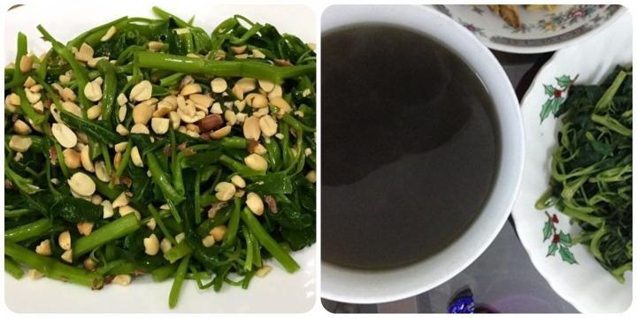 Nước luộc rau muống màu xanh sẫm có nên ăn? Nhận biết rau muống nhiễm hóa chất cực dễ chỉ bằng một mẹo nhỏ-3