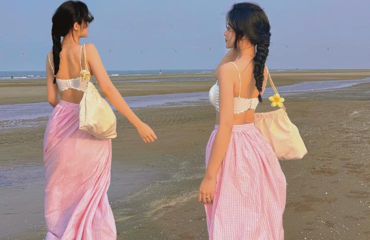 Hội vợ bồ cầu thủ Việt khởi động mùa hè với loạt đồ bốc lửa đi biển: Ai quyến rũ nhất?-10