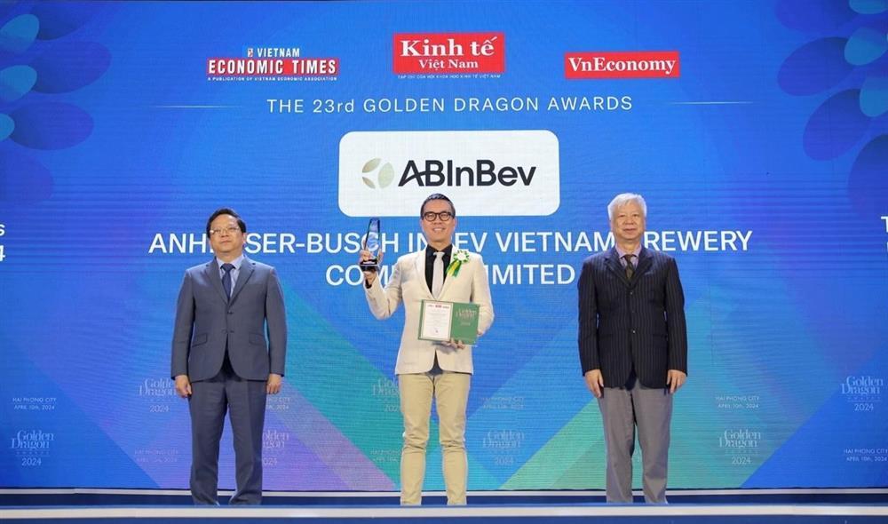 AB InBev nhận giải Rồng Vàng 2024, kiên định mục tiêu phát triển bền vững-1