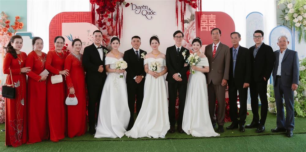 Đám cưới cực hiếm ở Lâm Đồng, 3 chị em làm cô dâu cùng ngày, vào hôn trường cùng giờ-3