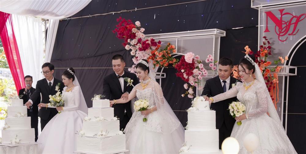 Đám cưới cực hiếm ở Lâm Đồng, 3 chị em làm cô dâu cùng ngày, vào hôn trường cùng giờ-5