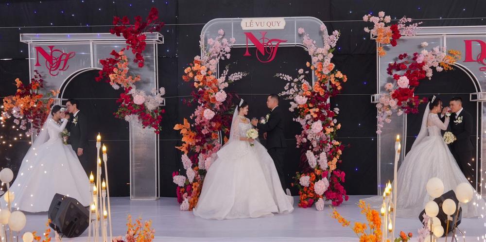 Đám cưới cực hiếm ở Lâm Đồng, 3 chị em làm cô dâu cùng ngày, vào hôn trường cùng giờ-6