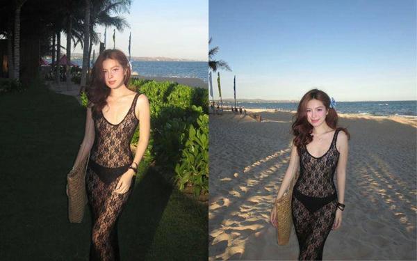 Bạn gái cựu tuyển thủ U23 Việt Nam gây sốt khi mặc xuyên thấu khoe lưng ong nuột nà-4