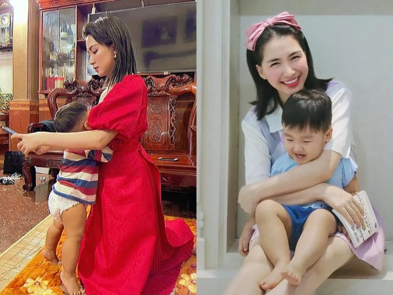 Sao Việt cho con bú: Người lộ ngực trần, người ‘dở khóc dở cười’ khi cho con bú trong tư thế quỳ gối-4