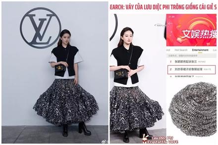 Lưu Diệc Phi gây xôn xao vì mặc váy như giẻ chà nồi, netizen vẫn khẳng định một điều?