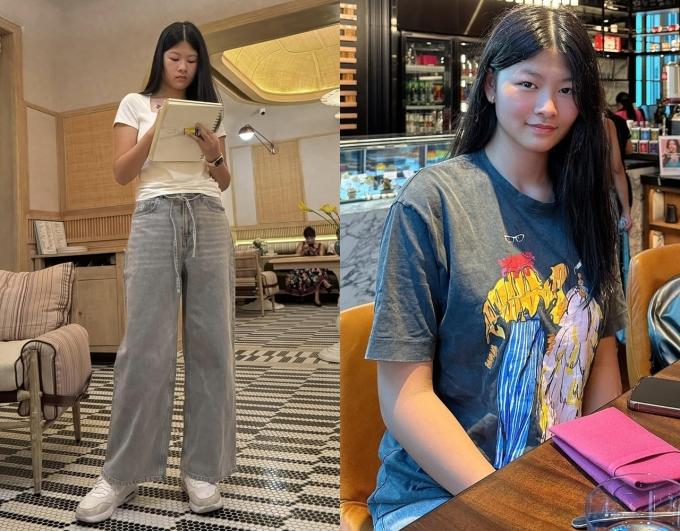 Bé An Nhiên, con gái Bình Minh gây chú ý với chiều cao 1,75 m ở tuổi 15, có nhiều tài lẻ-4