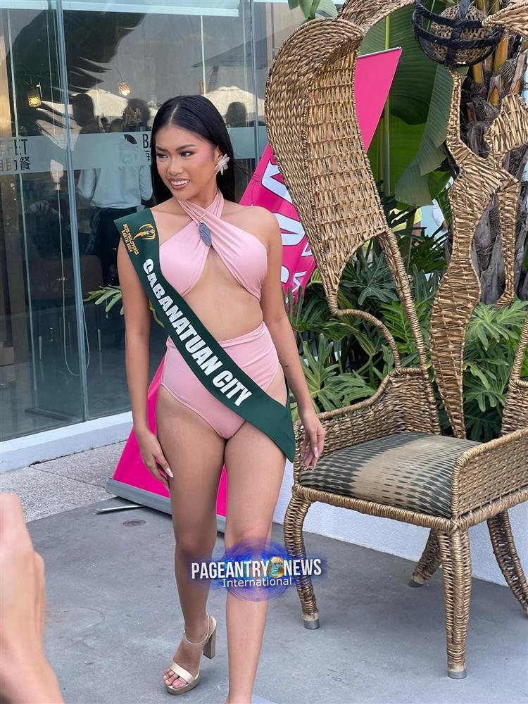 Thí sinh Hoa hậu Trái Đất Philippines lộ nhược điểm với bikini-6