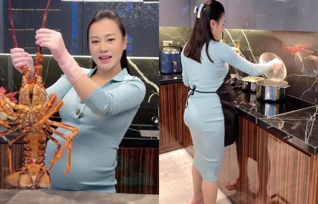 Phương Oanh lộ diện trước thềm lâm bồn, bụng bầu to vượt mặt nhưng vẫn gây sốt vì điều này-6