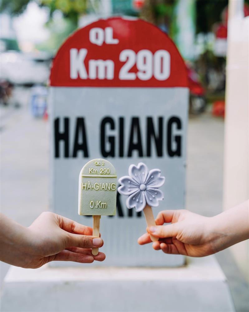 Món kem cột mốc Km số 0 vừa xuất hiện ở Hà Giang đã gây sốt MXH-1