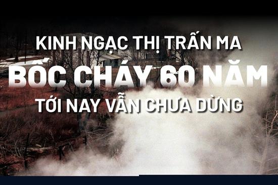 Kinh ngạc 'thị trấn ma' bốc cháy 60 năm tới nay vẫn chưa dừng