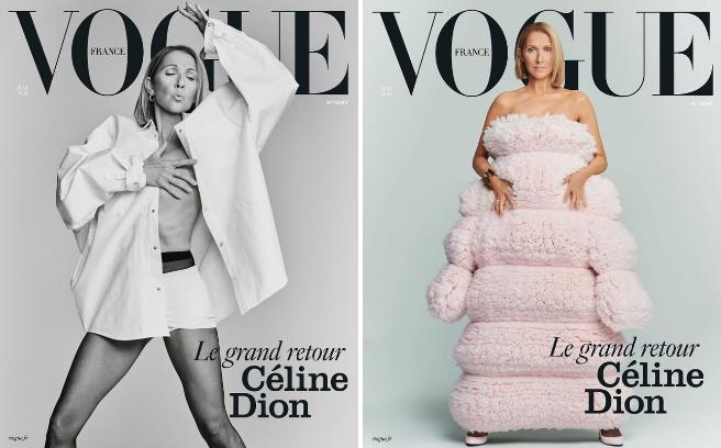 Celine Dion để ngực trần trên tạp chí-1