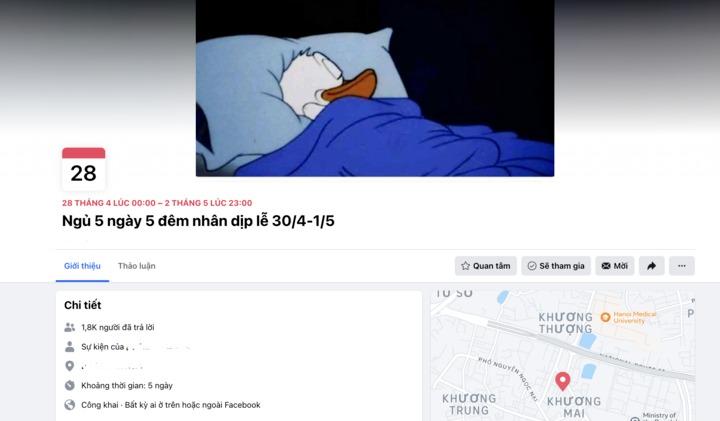 Vì sao trào lưu ngủ 5 ngày 5 đêm dịp 30/4 được giới trẻ hưởng ứng nhiệt tình?-1