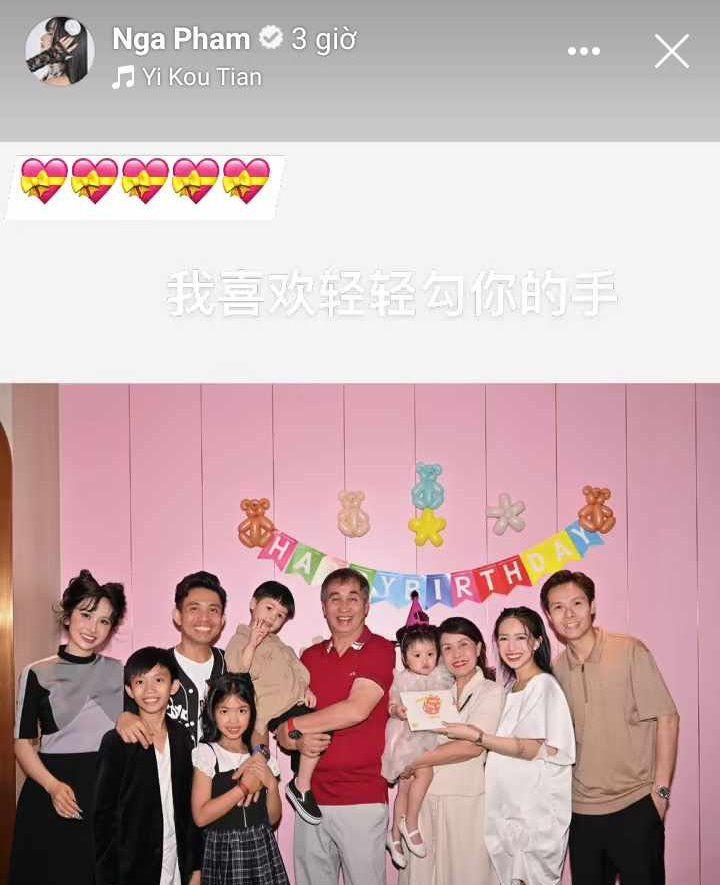 Mina Phạm từng căng như dây đàn với con gái Minh Nhựa, giờ lên chức bà ngoại trẻ nhất showbiz, thân thiết với con chồng-6