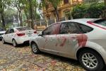 Truy tìm đối tượng tạt sơn vào nhiều ô tô ở Hà Nội-3