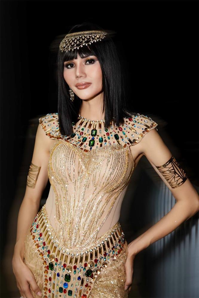 Hoa hậu Kim Nguyên hóa thân thành Nữ thần Ai Cập-1