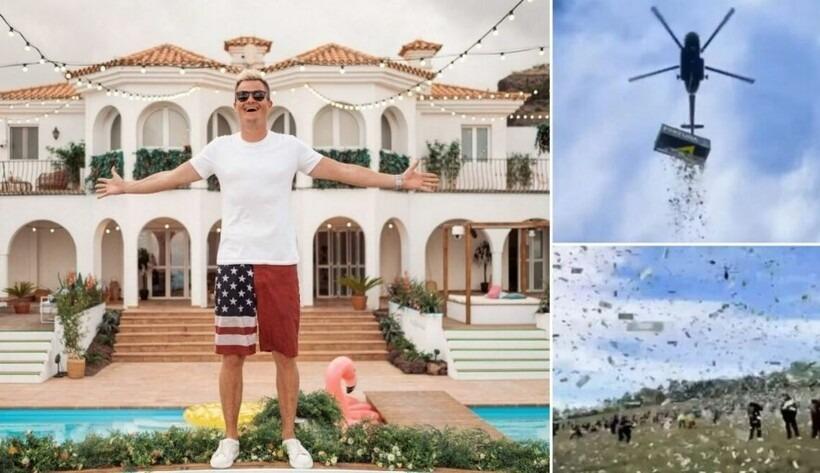 Người phụ nữ thả cơn mưa tiền từ trực thăng xuống gây xôn xao cộng đồng mạng-2