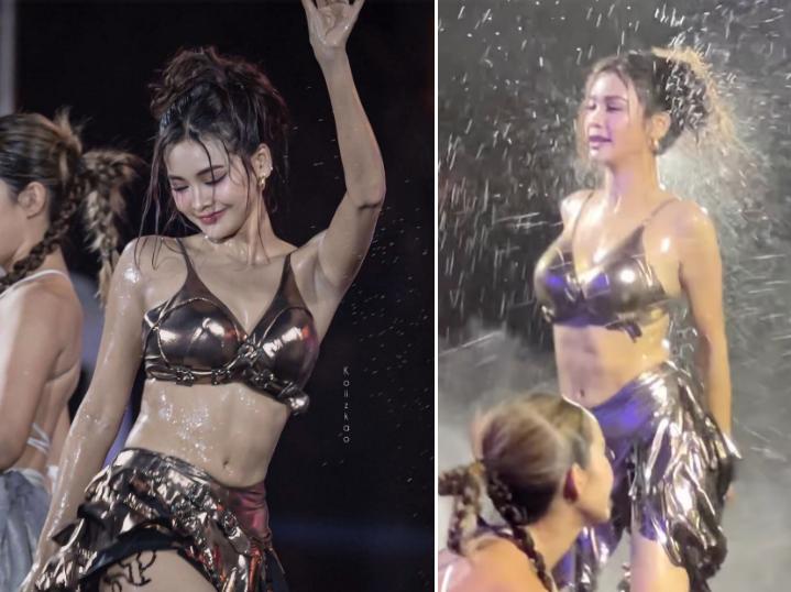 Người đẹp da trắng mê diện váy lụa xẻ sâu, khoe đường cong cuốn hút không mỡ thừa-4