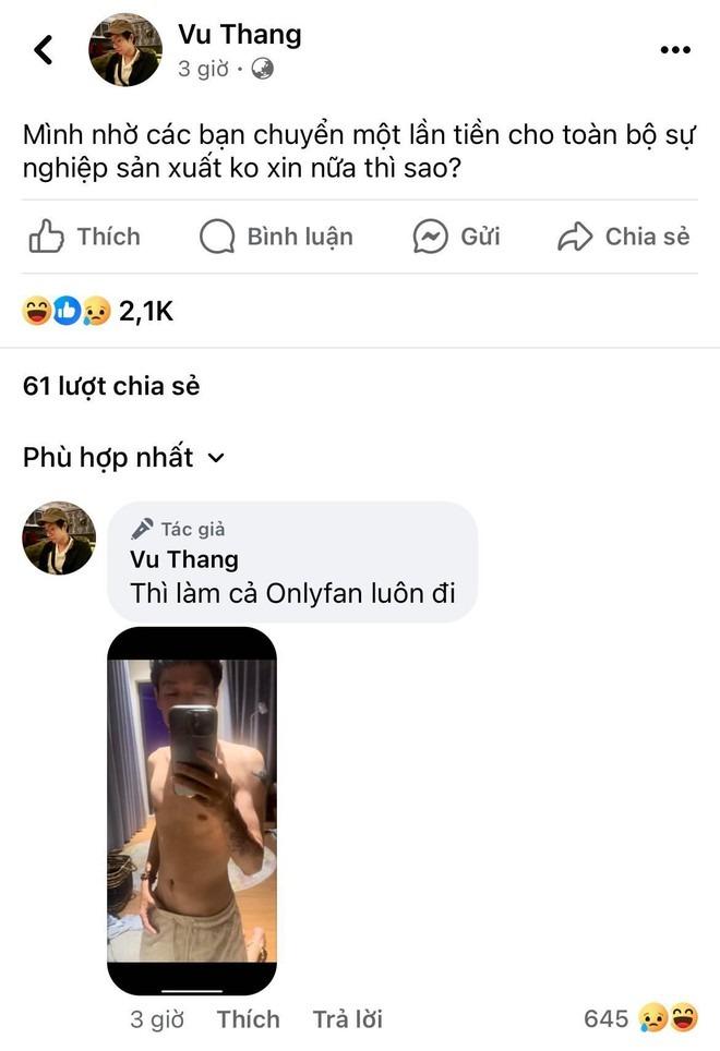 Netizen chỉ trích Thắng (Ngọt) khi nhắc đến AMEE, đăng ảnh bán nude còn công khai QR Code xin tiền fan-5