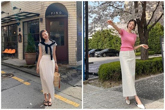 4 mẫu áo phù hợp để mặc với chân váy suông