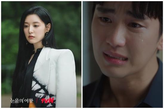 'Queen of Tears': Nhan sắc Kim Ji Won gánh còng lưng những giọt nước mắt thừa thãi của Kim Soo Hyun