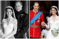 Chi tiết lạ về ảnh cưới mới đăng của William - Kate: William mặc đồ khác hôm cưới?
