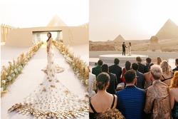 Tỷ phú chịu chi hết nấc, làm đám cưới 4 ngày, tổ chức tiệc ngoài kim tự tháp