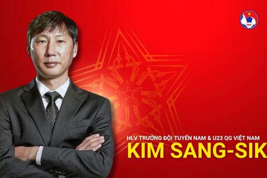VFF công bố ông Kim Sang Sik làm HLV trưởng tuyển Việt Nam