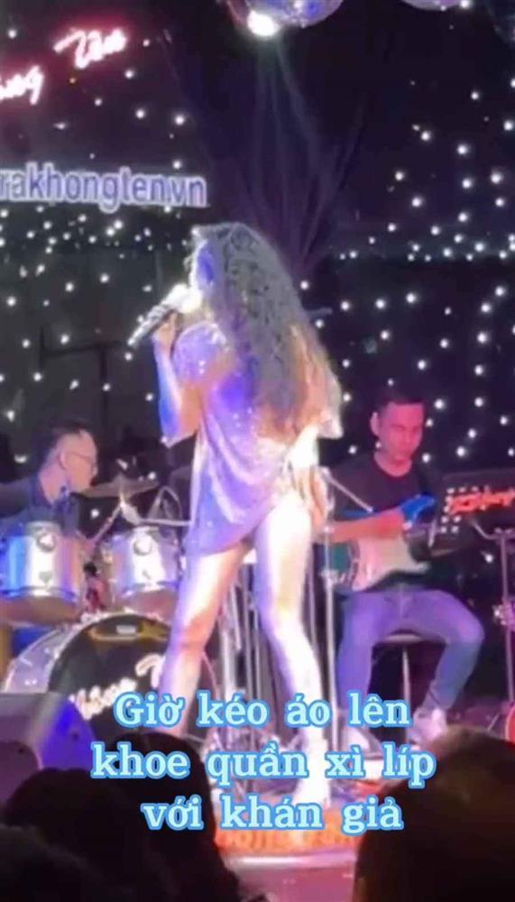 Hiền Thục gây tranh cãi vì mặc váy quá ngắn, gặp sự cố trên sân khấu-2