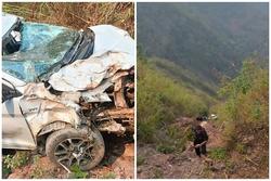 Ô tô mất lái, 5 người trong gia đình rơi xuống vực sâu ở Điện Biên