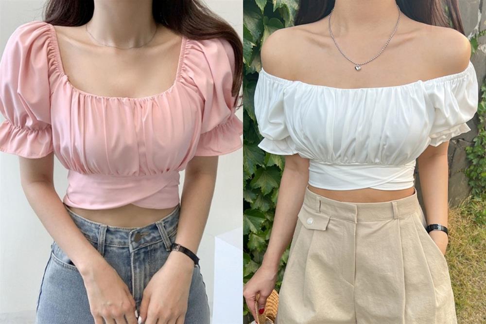 Kiểu áo trễ vai đáng sắm nhất trong mùa hè: Diện được 2 kiểu, từ thanh lịch đến gợi cảm-2