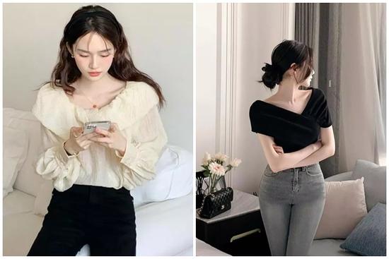 Kiểu áo trễ vai đáng sắm nhất trong mùa hè: Diện được 2 kiểu, từ thanh lịch đến gợi cảm