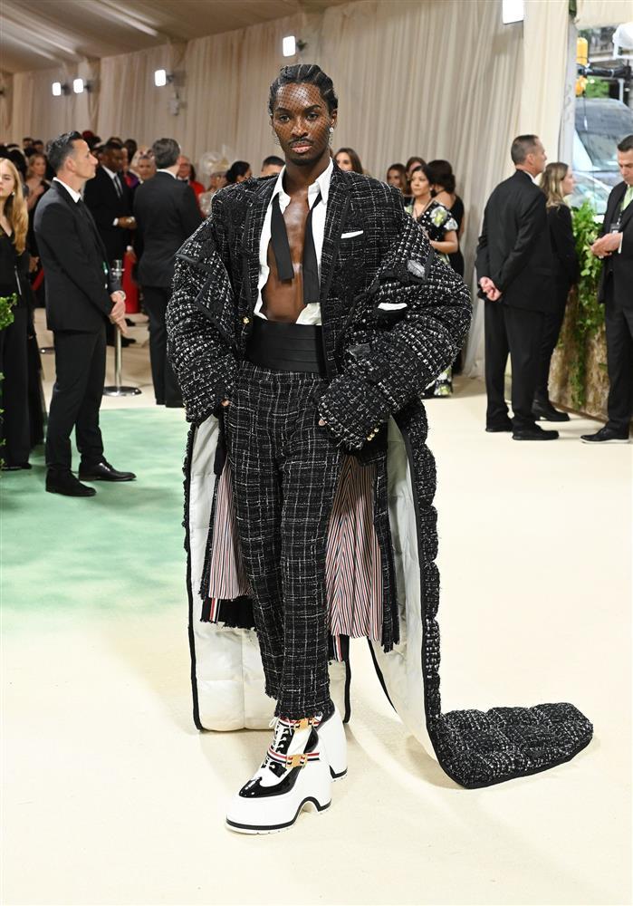 Thảm đỏ Met Gala 2024: Dàn sao mặc xuyên thấu, Doja Cat như bước ra từ nhà tắm-17