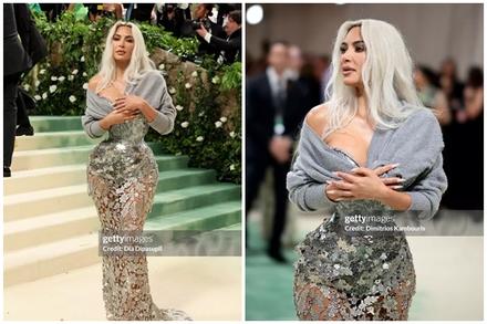 Kim Kardashian mang chiếc eo bé không tưởng tới Met Gala, có cả Getty Images chứng giám!