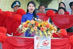 Chân dung cô gái phát biểu tại lễ kỷ niệm 70 năm chiến thắng Điện Biên Phủ