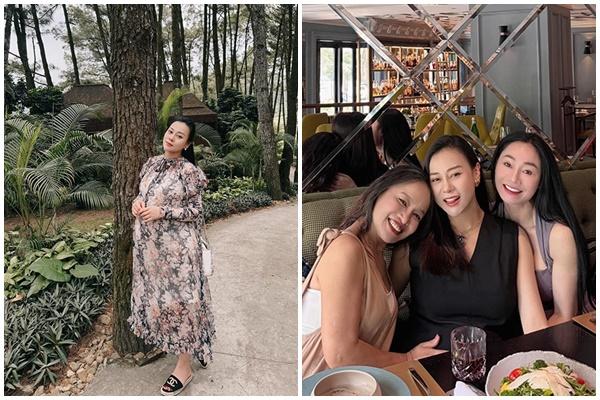 Phương Oanh dưỡng thai kiểu hào môn vẫn không tránh khỏi cảnh phá dáng, mặt nở, bụng lớn-5