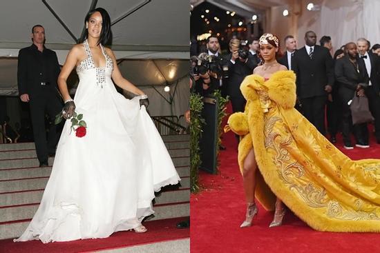 Những bộ cánh ấn tượng, phá vỡ mọi quy chuẩn của Rihanna qua các mùa Met Gala