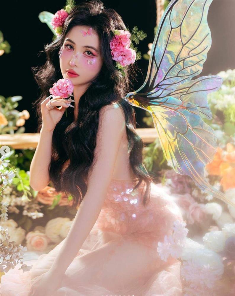 Bà xã Minh Nhựa diện đầm xuyên thấu, U40 mà nhìn tựa thiếu nữ-2