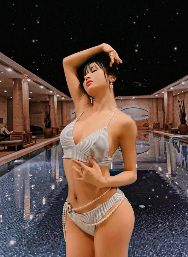 Bà xã Minh Nhựa diện đầm xuyên thấu, U40 mà nhìn tựa thiếu nữ-8