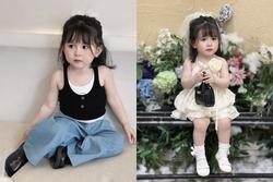 Bé gái Hà Nội diện mạo xinh như búp bê, đắt show làm mẫu, 2 tuổi có cát-xê 15 triệu/tháng