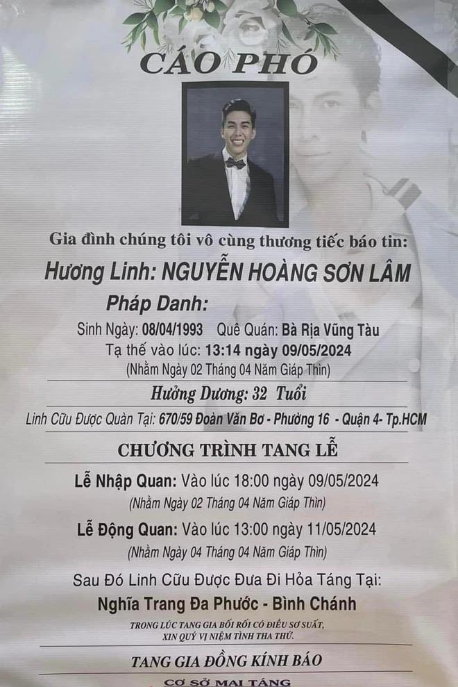 Người nhà nghẹn ngào thông báo lễ tang Lâm Nguyễn (Người Ấy Là Ai), tiết lộ tâm nguyện không thành-2