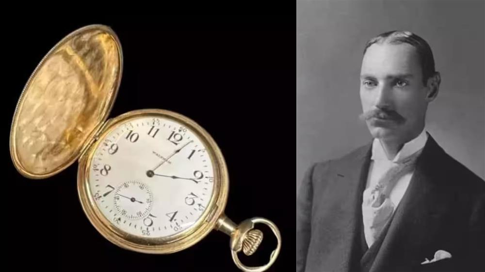 Bán đấu giá đồng hồ của tỷ phú giàu nhất trên tàu Titanic, hé lộ mức giá chưa từng có-1