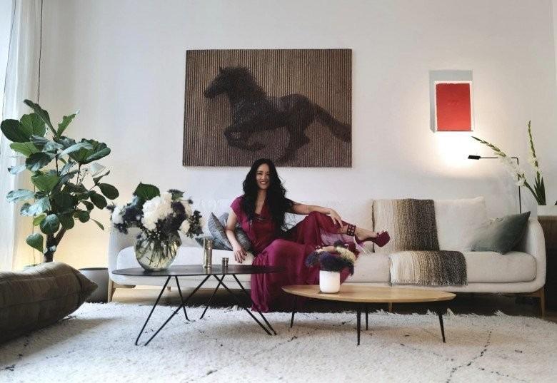 Phong cách cắm hoa độc đáo của Diva Hồng Nhung trong penthouse sang trọng-12