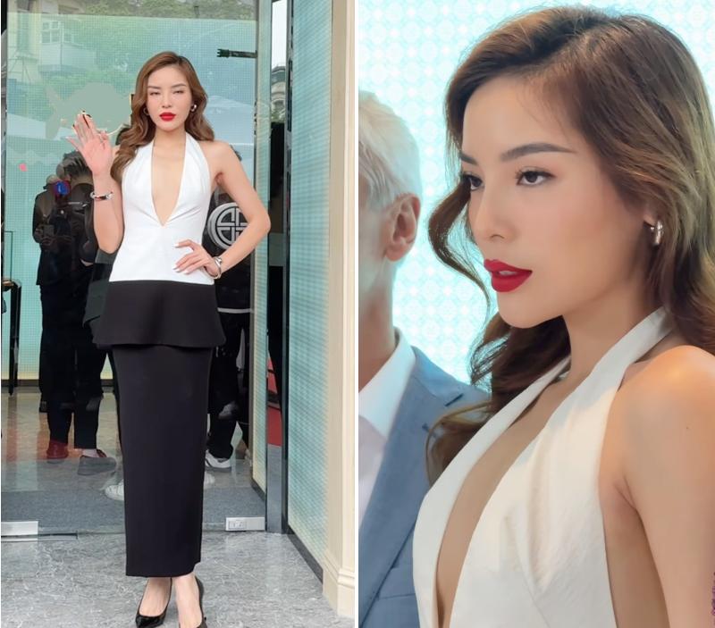 Cách để Kỳ Duyên mặc áo xẻ sâu không xảy ra sự cố-1