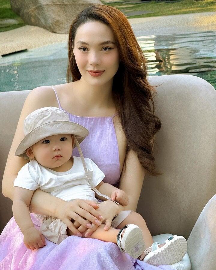 Minh Hằng sau 2 năm lấy chồng đại gia: Nhan sắc thăng hạng, sinh con trai bụ bẫm-7