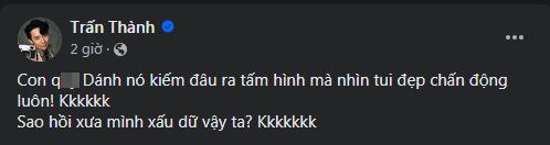 Khoe ảnh hiếm thời trẻ cùng mẹ ruột, Trấn Thành ngã ngửa vì CĐM gọi tên Trường Giang-2