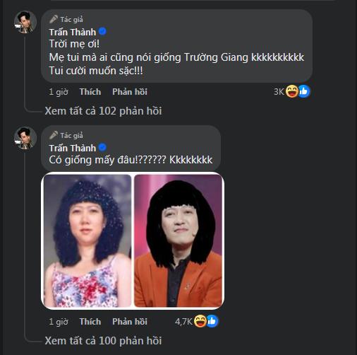 Khoe ảnh hiếm thời trẻ cùng mẹ ruột, Trấn Thành ngã ngửa vì CĐM gọi tên Trường Giang-4