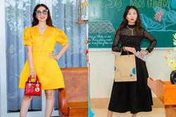 Thời trang đi dạy học của cô giáo U50 như 'giới tài phiệt' Hàn Quốc gây sốt mạng