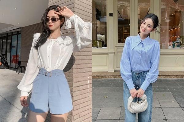 5 công thức diện đẹp áo sơ mi voan mỏng-6