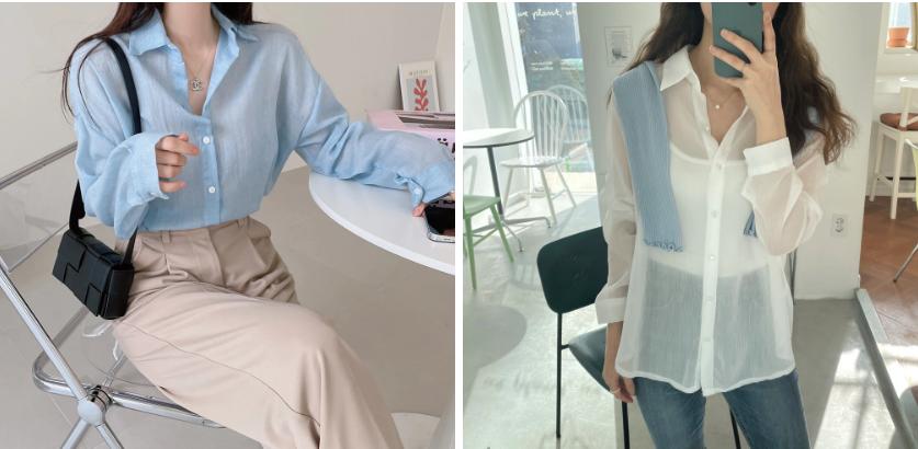 5 công thức diện đẹp áo sơ mi voan mỏng-4