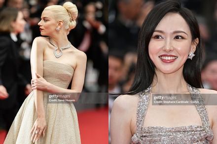 Thảm đỏ Cannes ngày 2: 'Búp bê' Anya Taylor-Joy đẹp vô thực so kè Đường Yên - Quan Hiểu Đồng, xuất hiện cả dàn khách mời mặc lố!